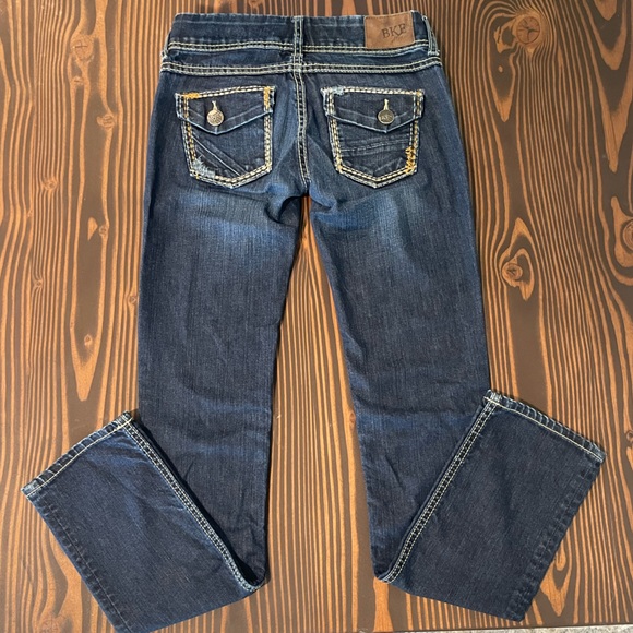 BKE Denim Straight Jean - Picture 3 of 5